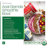 Freeze dried acai berry powder by BareOrganics ideal for smoothies and recipes